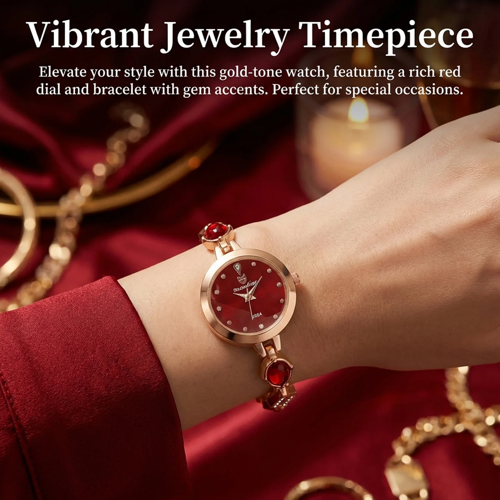 Ladies Quartz Watch Jewelry Elegant Rhinestone Bracelet Design For Party Gifts Fashionable Wristwatch Luxury Watches Accessory