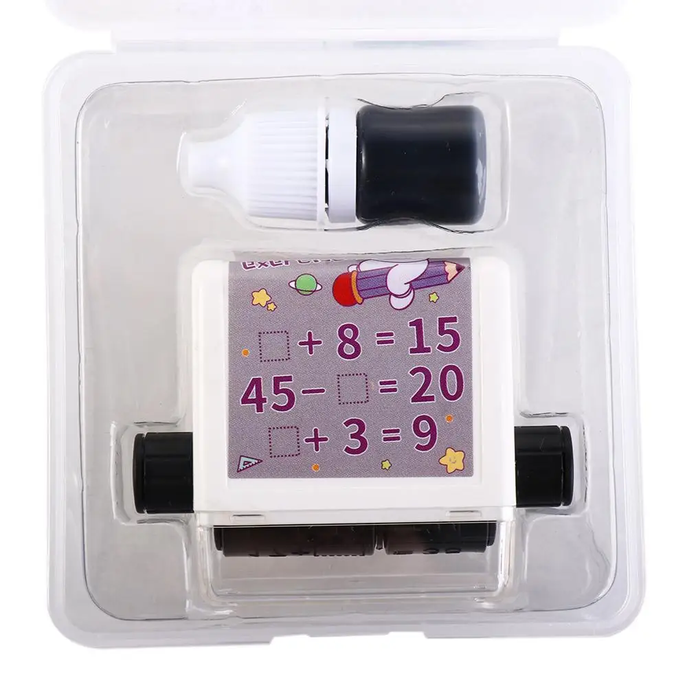 Stationery Math Blank Filling Scroll Questioner Arithmetic Filling Questioner Math Calculating Tool Arithmetic Rolling Stamp