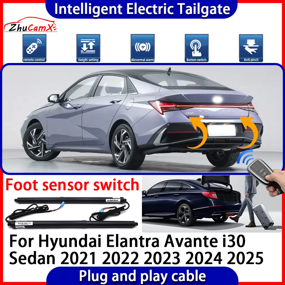 Car Lifting Kit Trunk Intelligent Electric Tail Gate Lift Tailgate for Hyundai Elantra Avante i30 Sedan 2021 2022 2023 2024 2025