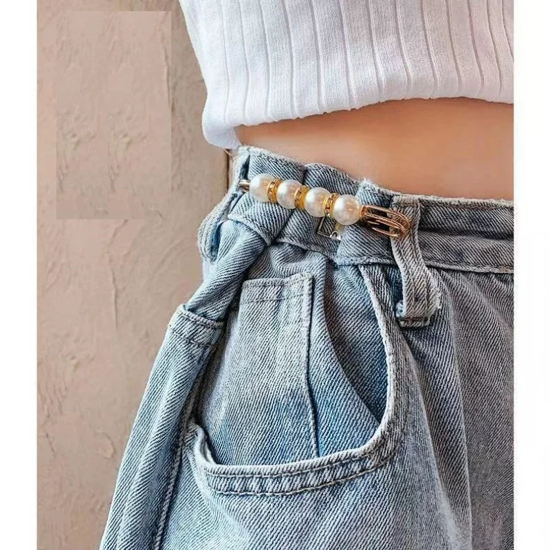 1Pcs Detachable Metal Pins Fastener Pants Pin Retractable Button Sewing-Free Buckles for Jeans Perfect Fit Reduce Waist