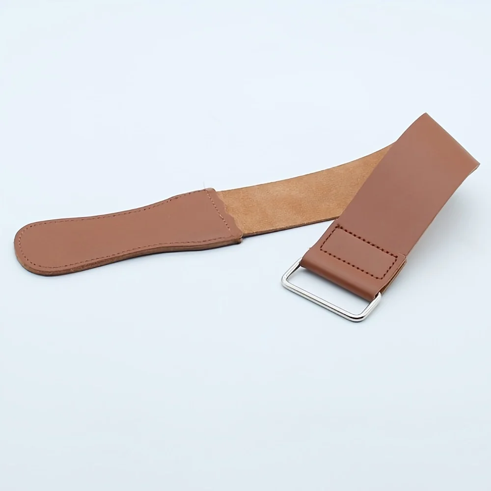 2 Pcs Leather Sharpening Strop Belt, Professional Polishing & Fine Grinding Belt for Finished Razor Blades