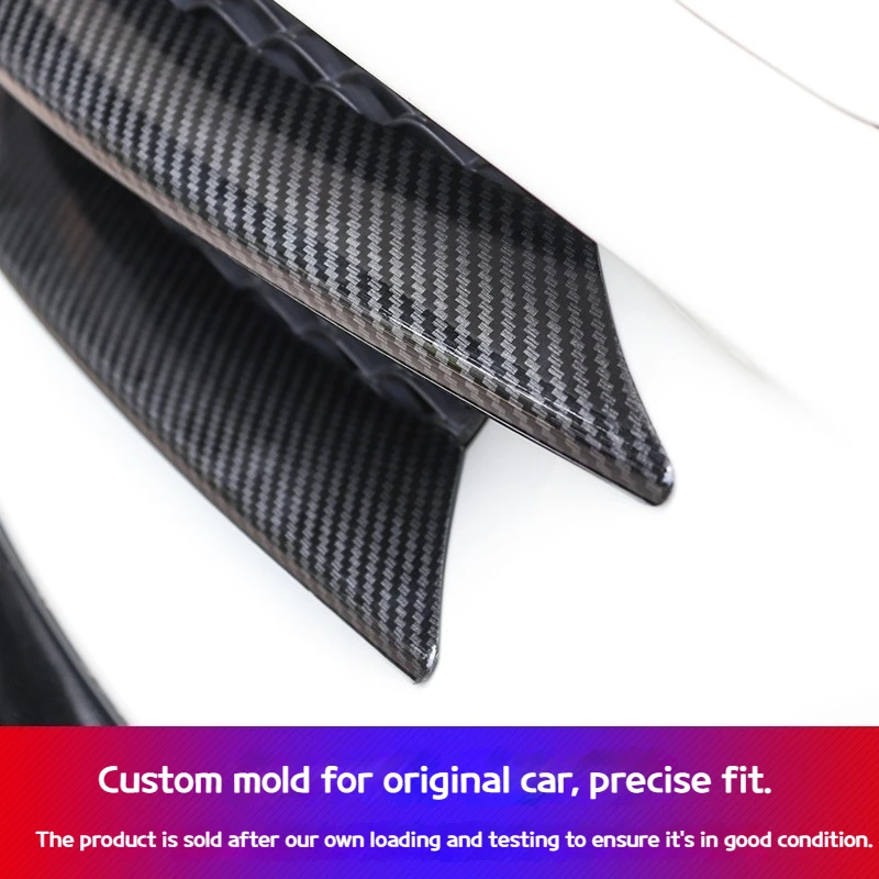 Carbon Fiber Fog Lamp Cover Front Bumper Spoiler For Mercedes Benz C Class W205 C180 C200 C250 C260 C300 2015-2018  Accessories