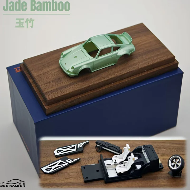 In Magazzino 1:64 Deepmaker 911 Cantante Dls Simulazione Resina In Miniatura Supercar Modello Personalizzato Giocattolo Per Bambini Regali Collezione Ornamento