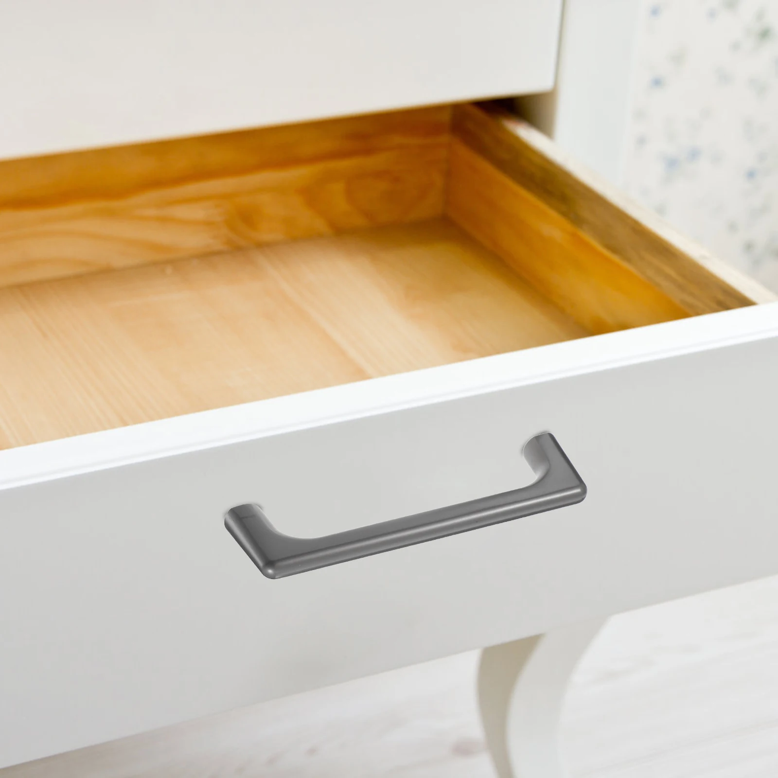 

Cabinet Door H Black Square Pulls Knobs for Dresser Drawers Cupboard Wardrobe Furniture Modern Sturdy Lightweight Easy
