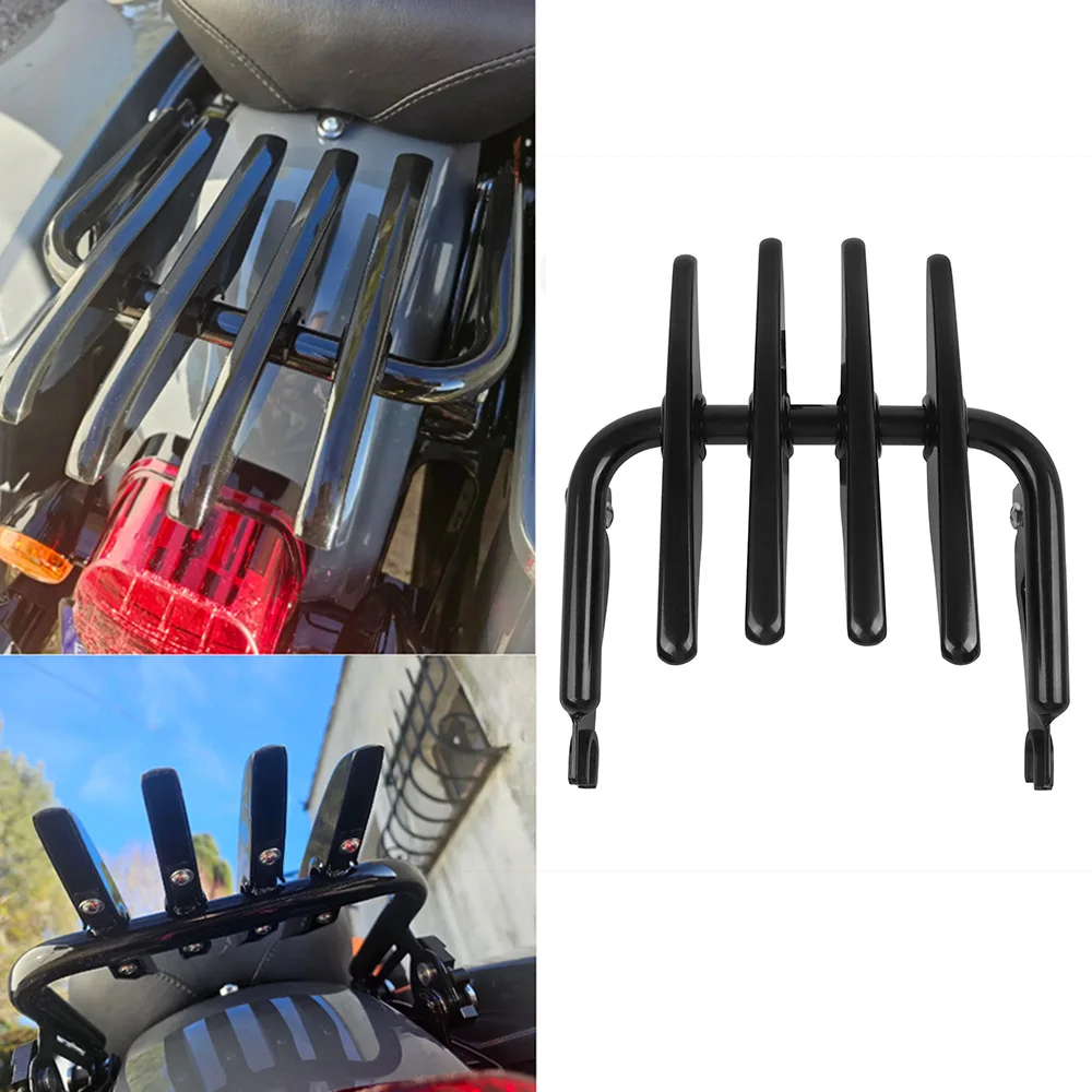 

Detachable Stealth Mounting Luggage Rack For Harley Touring Street Electra Glide Road King FLHT FLHX FLHR FLTR 2009-2023