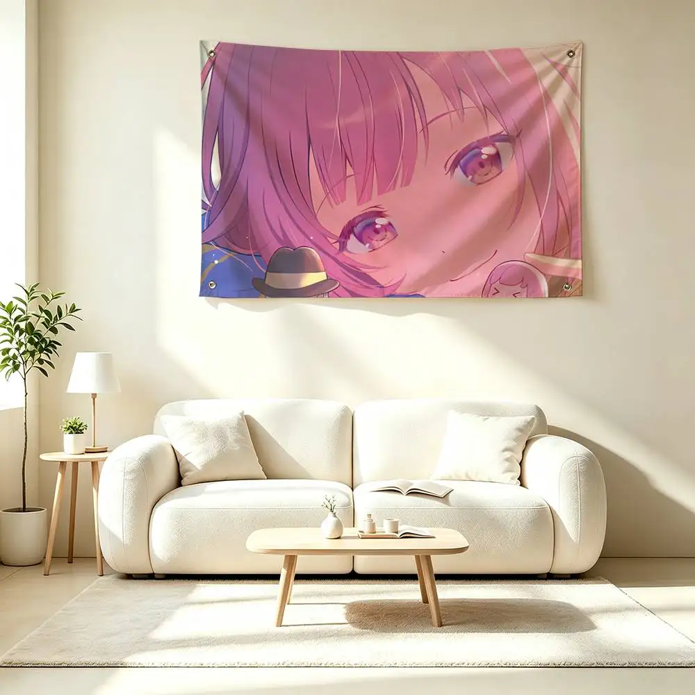 R-Rhythm Game Project SEKAI Otori Emu Flags for Bedrooms Home Decor Items Outdoor Decors Garage