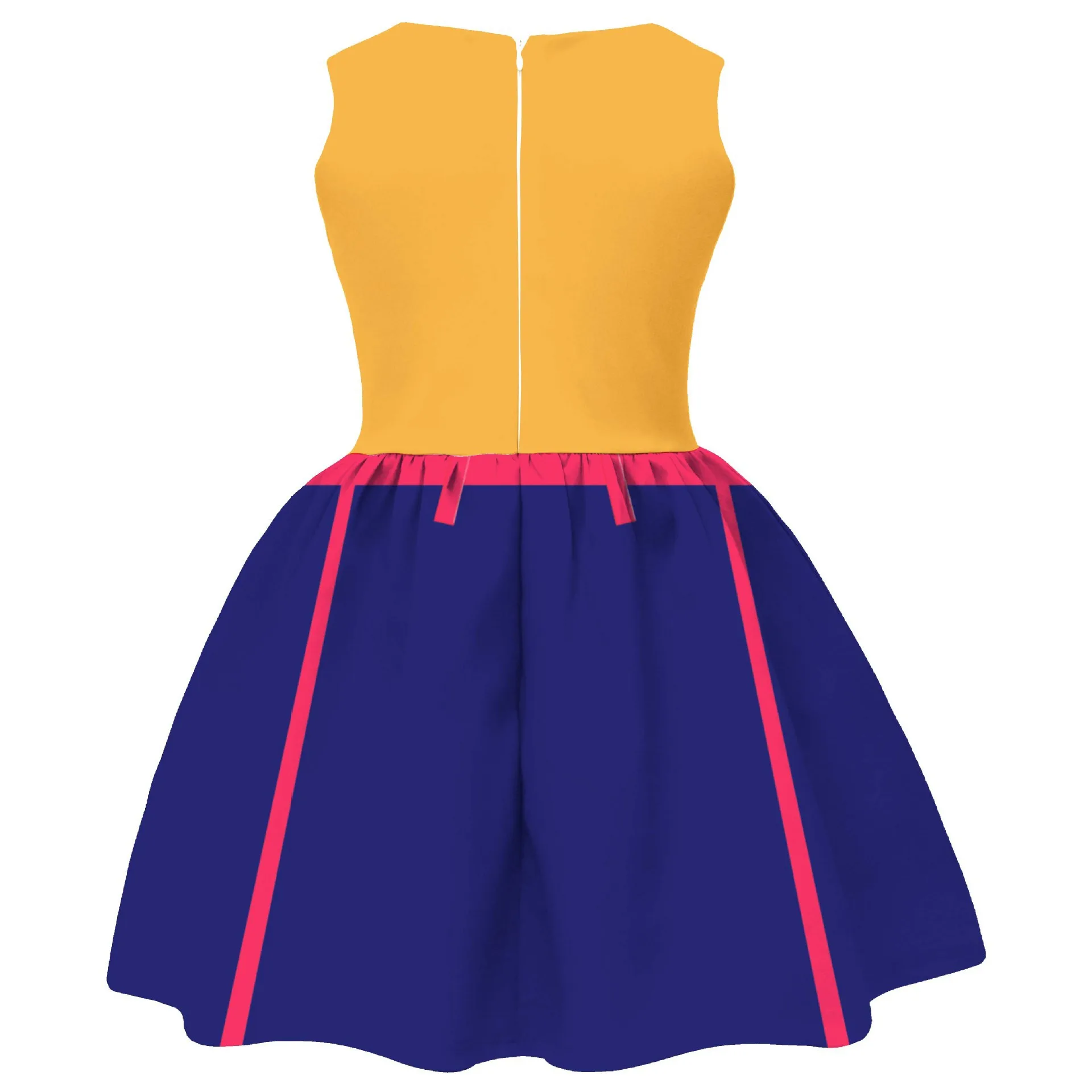 أزياء K-Pop شيطان الصيادين التأثيرية للفتيات ملابس حفلات الهالوين بدون أكمام للأطفال فستان أنيمي أيدول رومي ميرا زوي