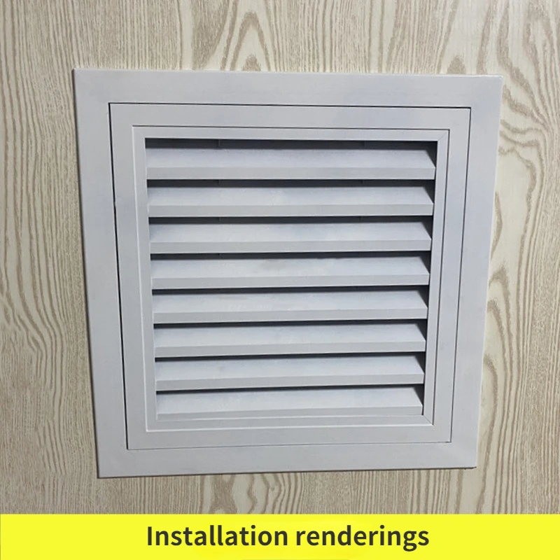 Aluminum alloy exhaust shutter vent for Central air grille ventilation cover Wall Ceiling Shutter repair port Ventilation system