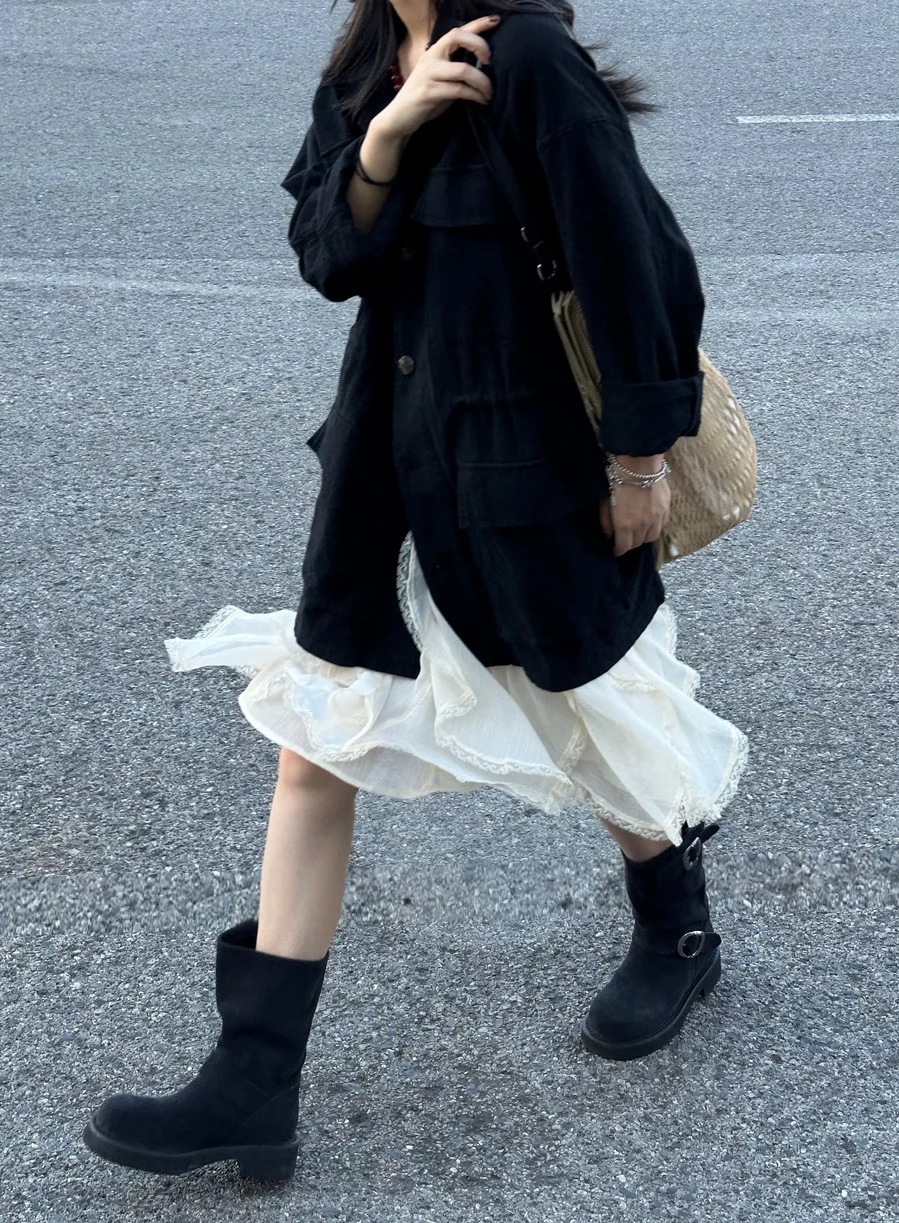 Elegant Lace Outfit Irregular Hem Skirt Dress Vacation Travel Fairy Tale Style Polyester Fiber City Commute Summer 2024