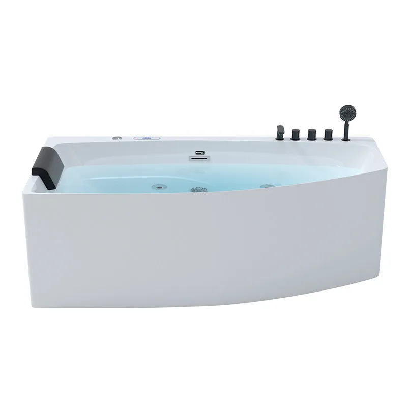 Small apartment surfing massage corner special-shaped intelligent constant temperature deep bubble household bathtub
