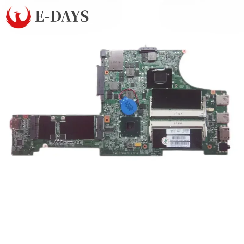 

For Lenovo ThinkPad X131E Laptop Motherboard DA0LI2MB8F0 REV:F Notebook Mainboard with I3-2367M CPU FUR 04W3645 100% Tested Ok