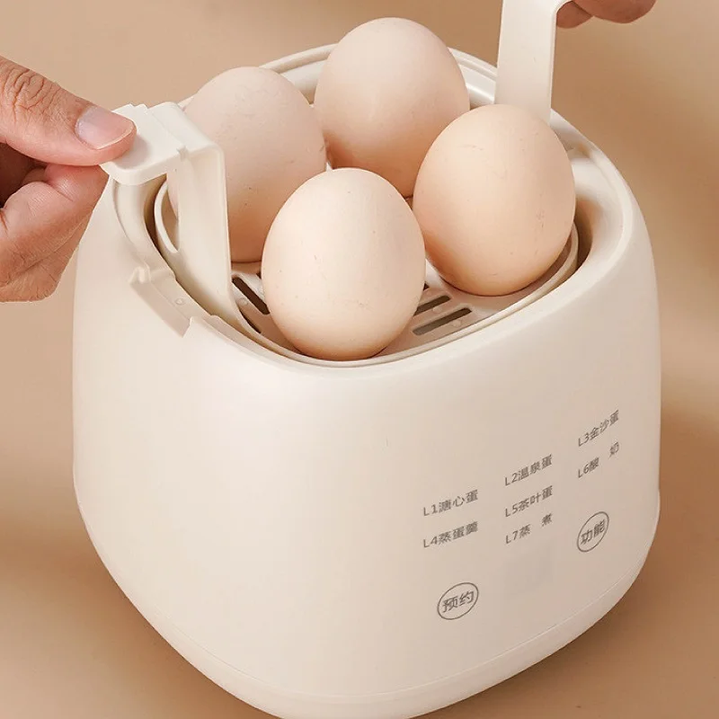 

300W Multifunctional Egg Cooker 24h Appointment Breakfast Machine Smart 4 pcs Egg Cooker Automatic Power Off Electric Steamer