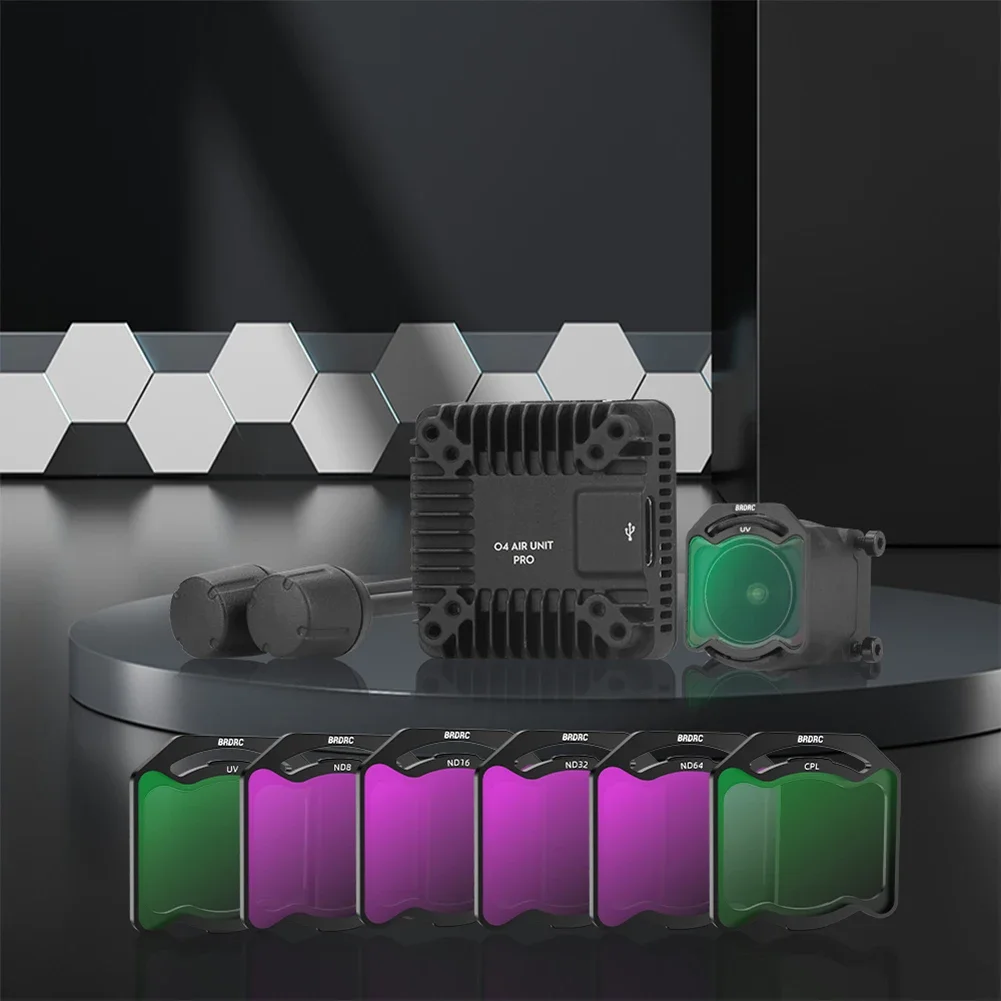 ل DJI O4 وحدة الهواء برو مرشح عدسة مجموعة مرشحات متعددة المغلفة الزجاج البصري/إطار سبائك الألومنيوم UV CPL ND8/16/32/64 CPL المستقطب #2