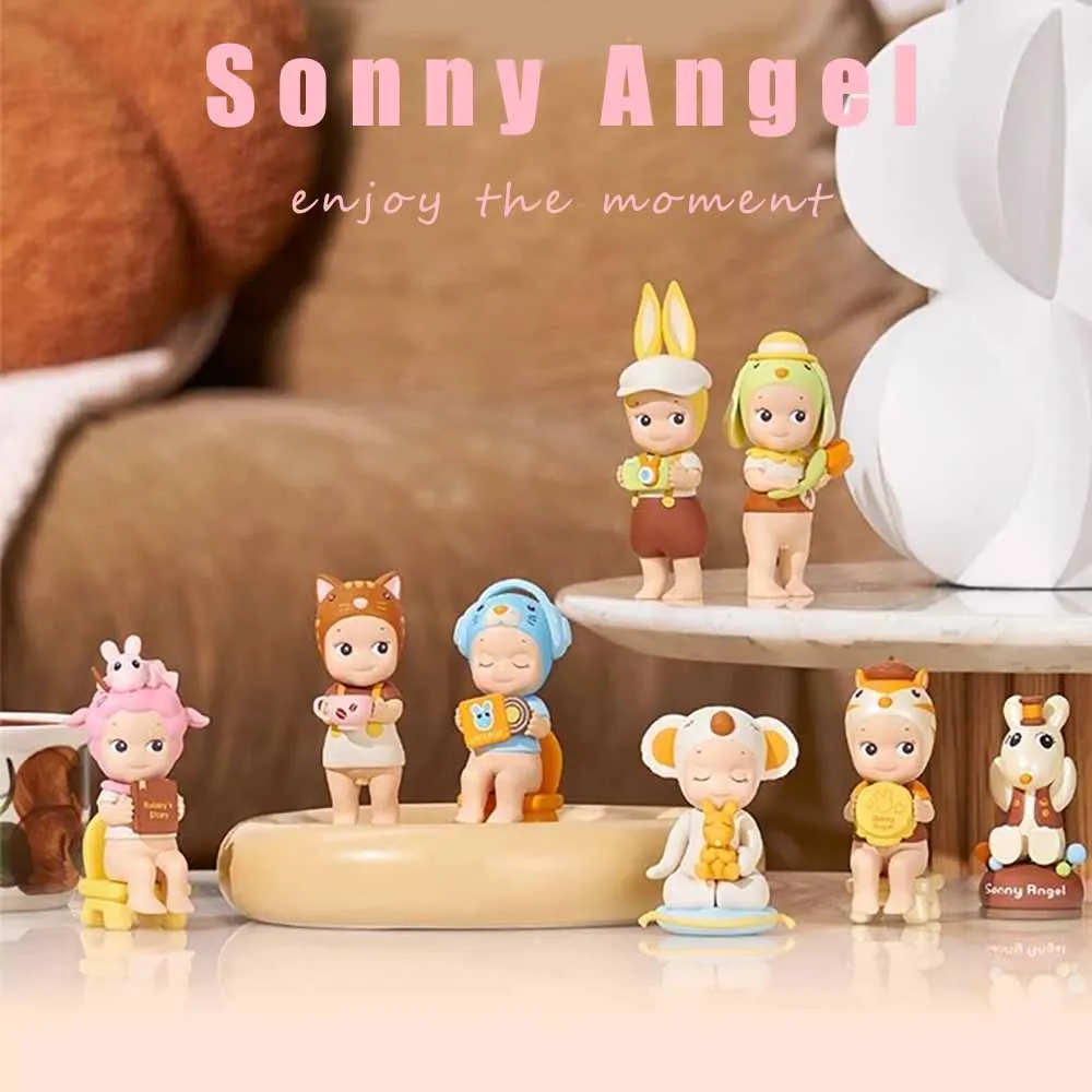 Blind Box Sonny Angel Enjoy The Moment Series Desktop Exquisite Ornament Cartoon Creative Handmade Toy Mini Doll Mystery Gift