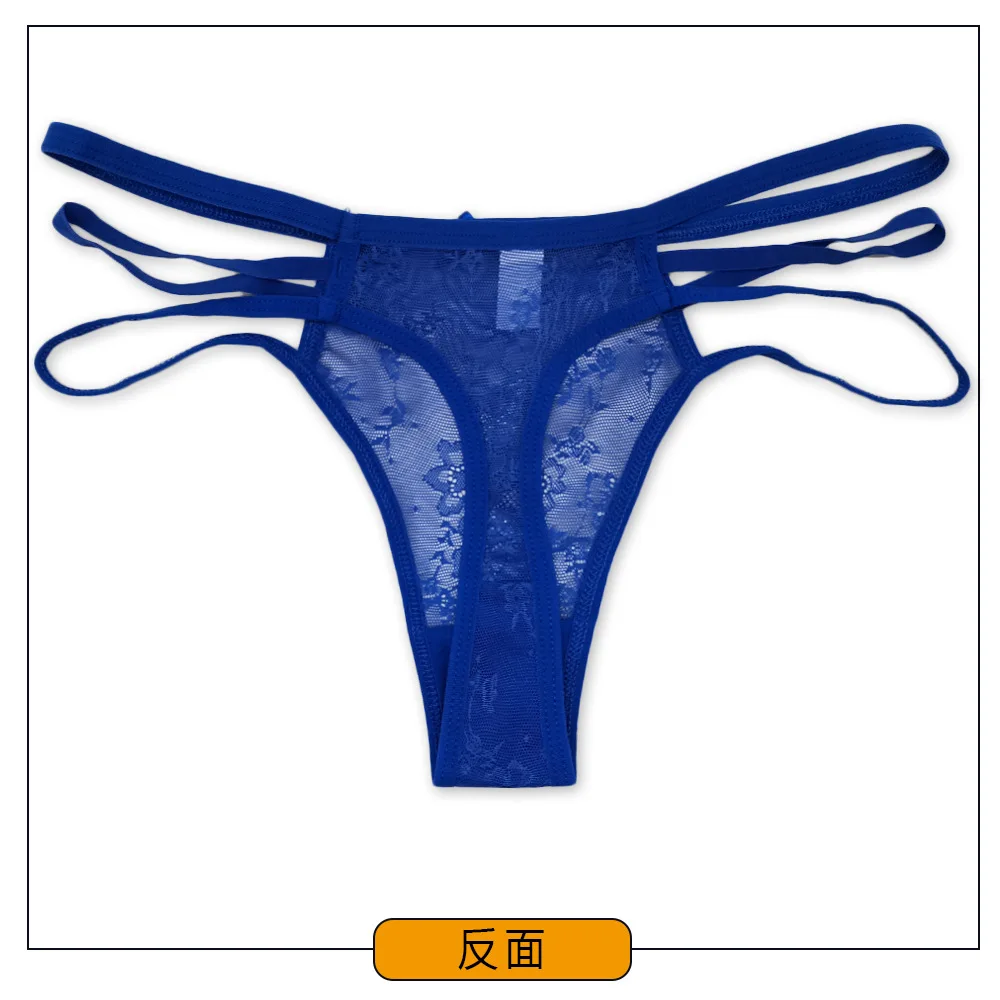 3PCS/Set Hollow Panties Women Sexy Mesh G-String Underwear Female Girls Transparent Solid Low Waist Thongs Breathable Lingerie