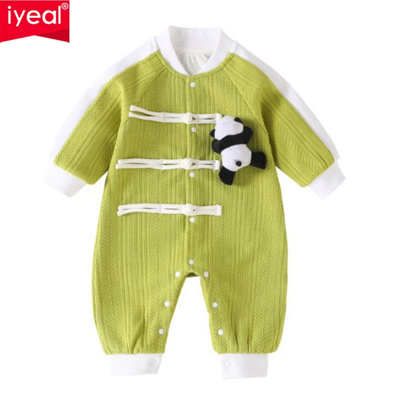 Iyeal Frühling Baby Jungen Mädchen niedlichen grünen Overalls Neugeborenen Kostüm Kleinkind Stram pler für Jungen Overall Kinder Outfit Kleidung