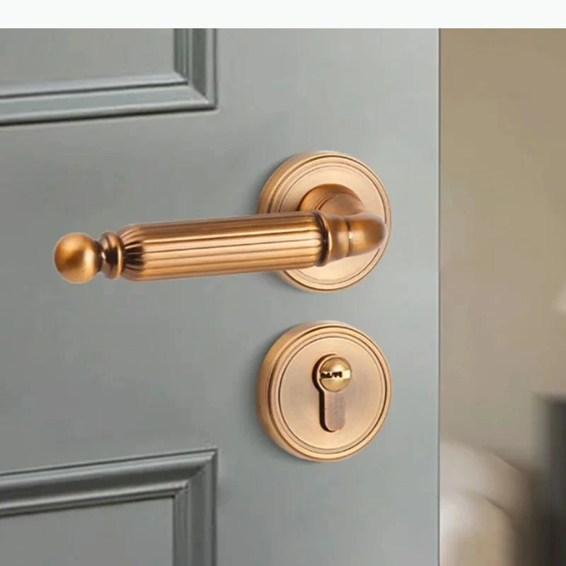 

Aluminum Alloy Door Handle Bedroom Silent Lock Indoor Metal Door Lock Universal Split Locks Safety Locks Door Hardware