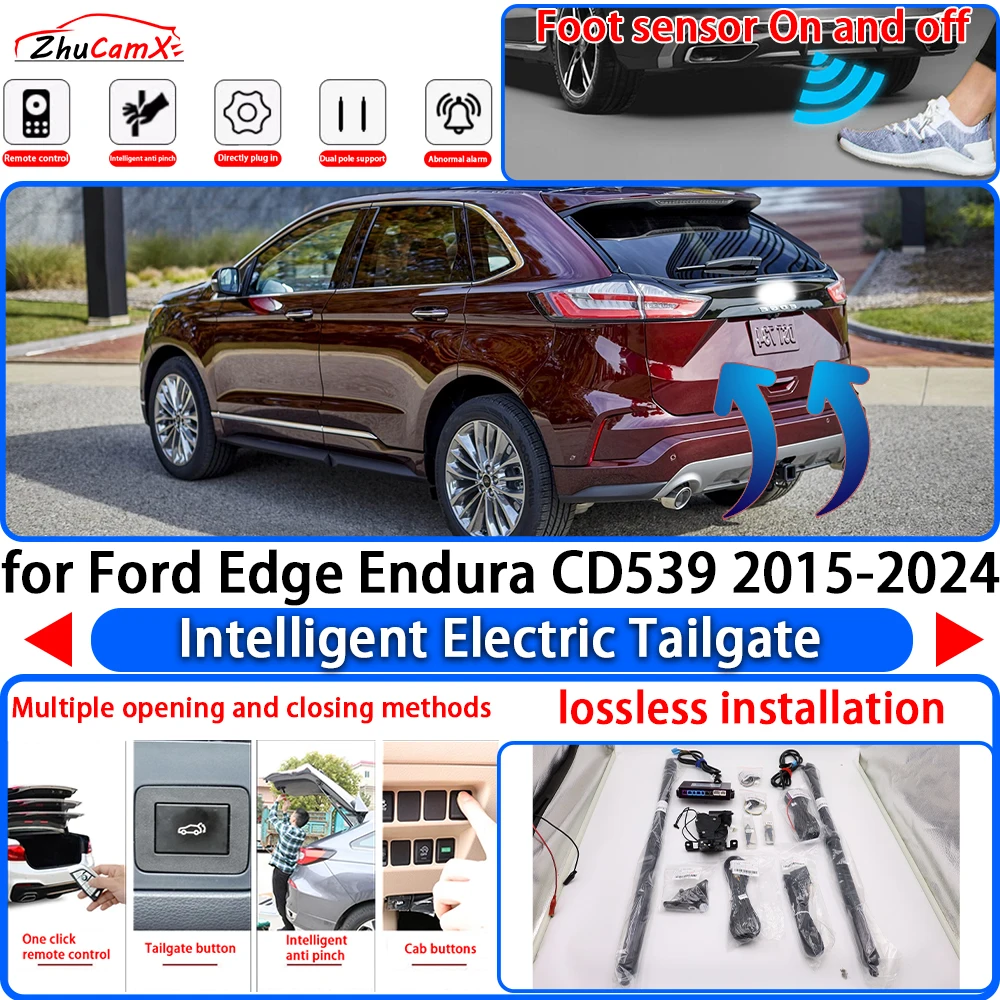 

ZhuCamX for Ford Edge Endura CD539 2015-2024 OEM Power Liftgate Trunk Electric Suction Tailgate Intelligent Tail Gate Lift Strut