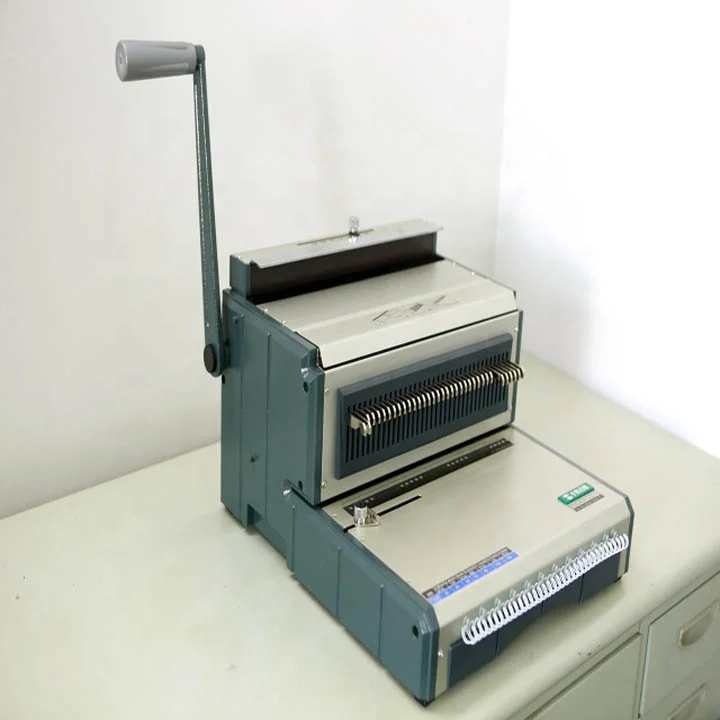 Yps D310 Automatic Double Wire Binding Machine with 20mm Wire 0.75KW Power-New Style Comb Binder for Office & School Supplies