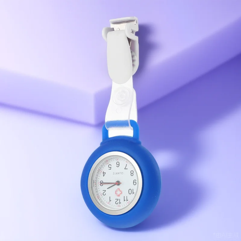 

Lightweight Multi-Function Nurse Pocket Watch With Clip Portable Convenient Doctor Accessory Professional Medical Clock Supply
