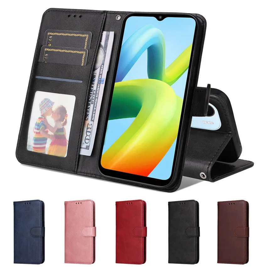 Photo Frame Leather Case For Moto P40 Power One Action Macro Edge 20 Lite Pro E20 E30 E40 E6S E7 Plus Classic Wallet Flip Cover