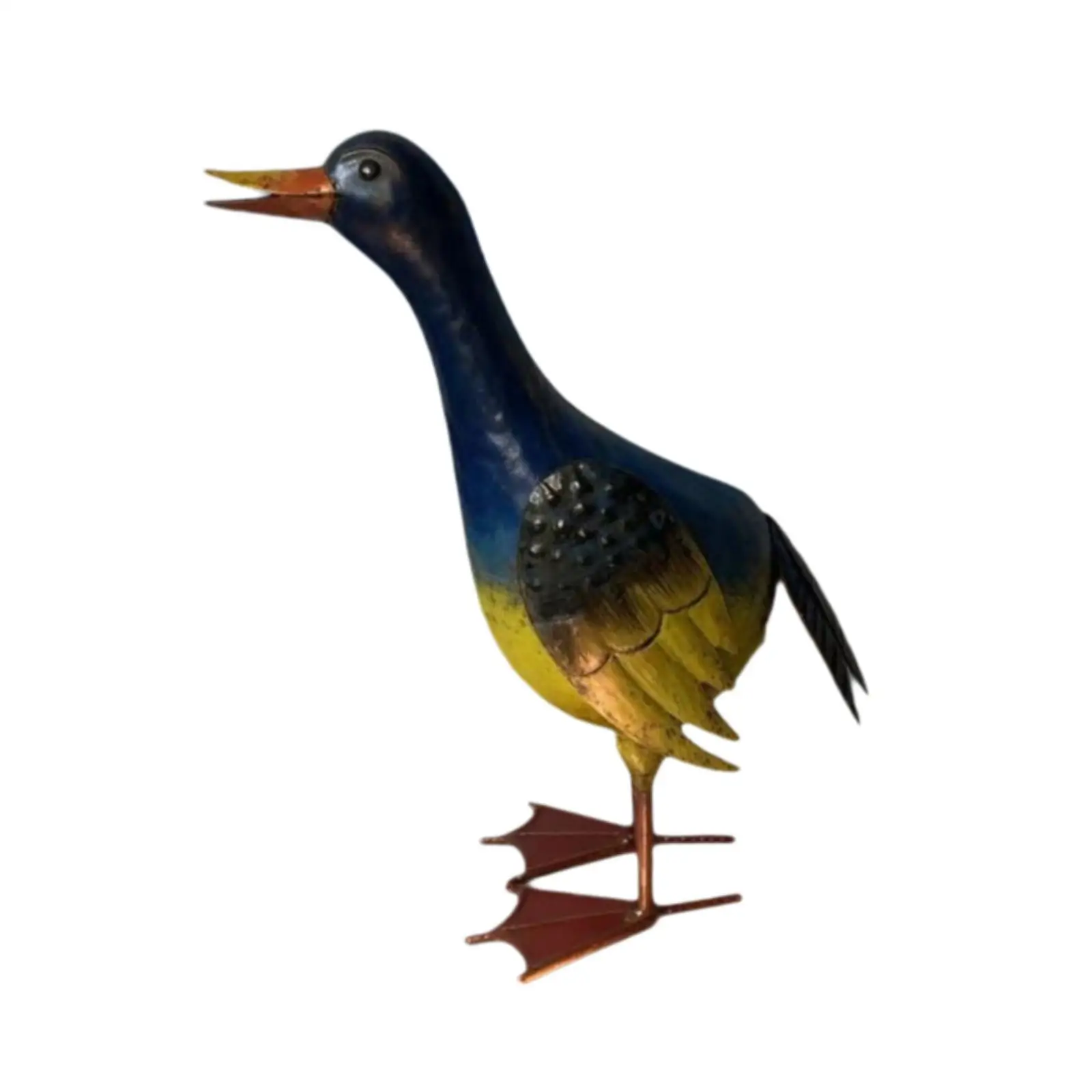 

Duck Art Sculpture Ducks Figurine Realistic Standing Vintage Ornament Creative Figurine Outdoor Garden Statue Colorful Versatile