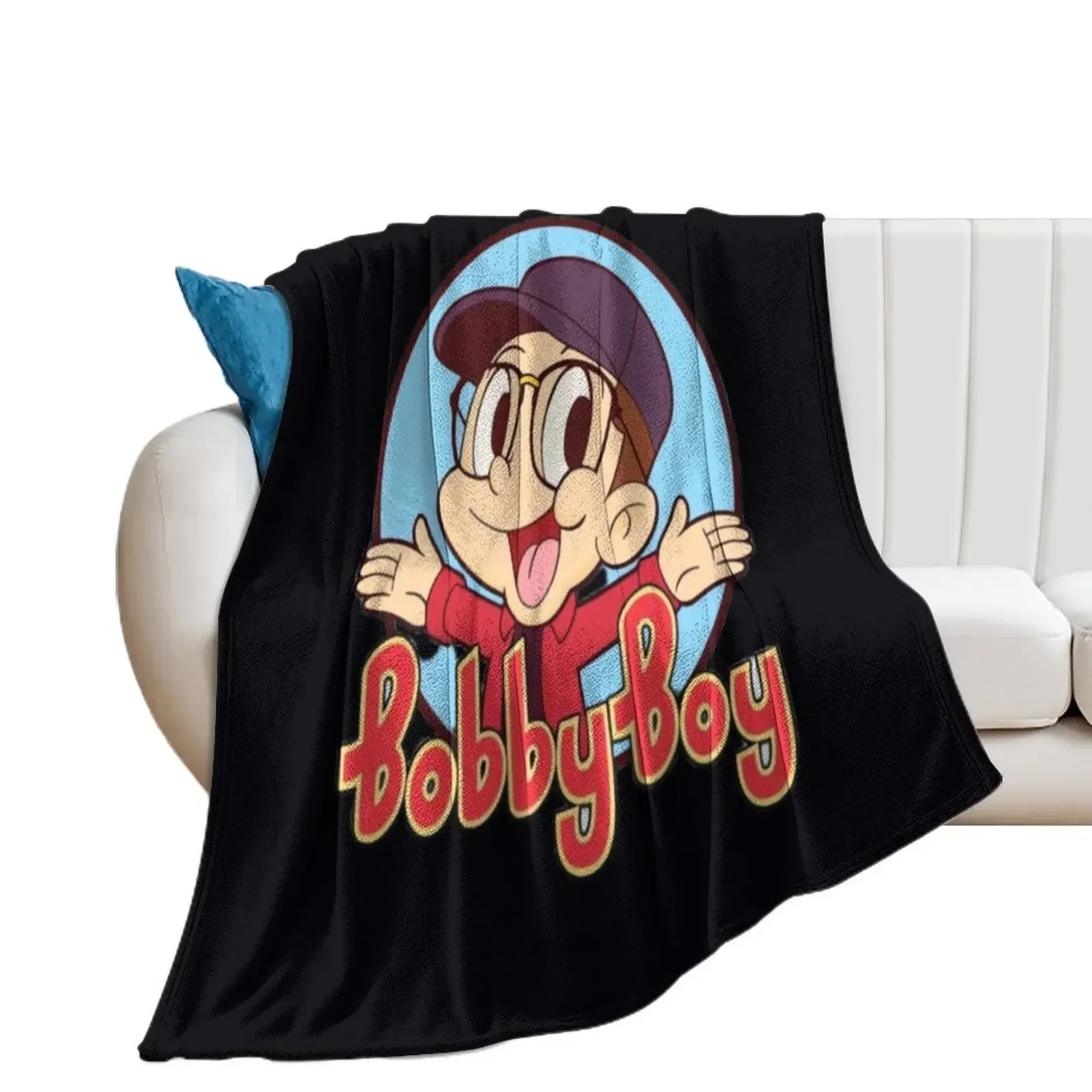 logic bob1 Throw Blanket Shaggy Bed Blankets