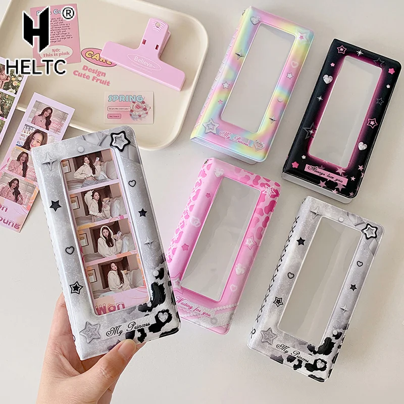 Star Photo Booth Frames - Photo Booth Album For 2x6 Inch Photo Strips Wedding Album 2 X 6 Bookmark Holder 18 Pages 36 Photos