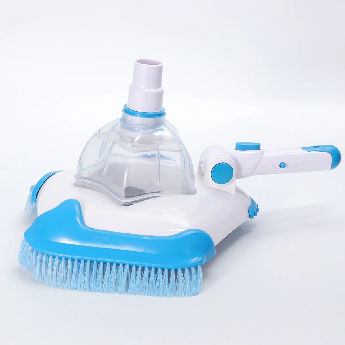 

1Pcs Pool Suction Head Pentagonal Cleaning Tool Heavy Duty Swimming Pool Cleaner Brush for Bottom Wall Dirt Moss Removal