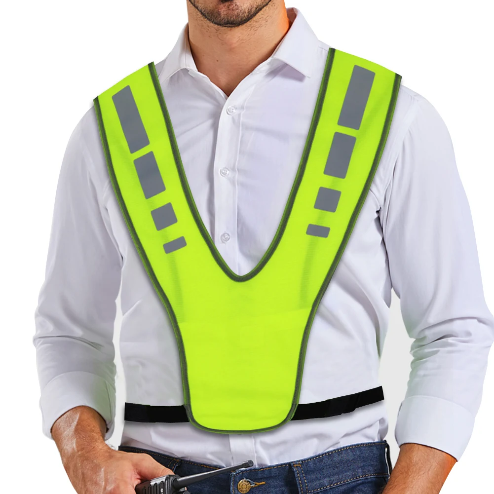 

Motorcycle Safety Jacket Visible Reflective Vest Working Clothes Night Security Running Vest Cycling Racing Clothes Traffic Coat