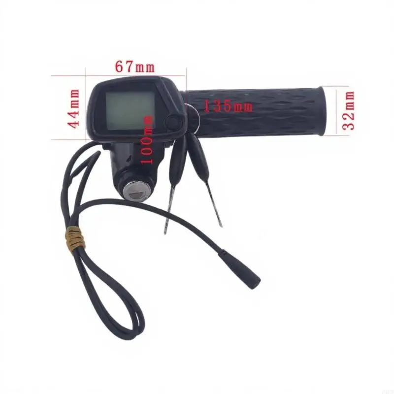 2025 جديد دراجة نارية سرعة محول تقييد قبضة ABS مادة شاشة ديجيتال آلية قفل ل Ebikes