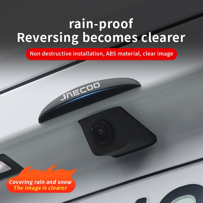Car Reversing Rear Camera Rain Cover ABS Rain-Proof Waterproof Shield Exterior For Chery Jaecoo J6 J7 J8 Phev J7 Phev 5EV J5