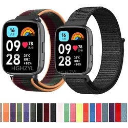 Nylon Loop Strap For Redmi Watch 3 Active Smart Watch Band Replacement Bracelet For Redmi Watch 3 Lite Wristband Correa