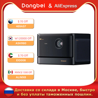 Dangbei DBOX02 Mars Pro 2 4K Projector 2450 ISO Lumens Laser Beamer with Licensed Netflix Active 3D Wifi Smart TV Home Theater