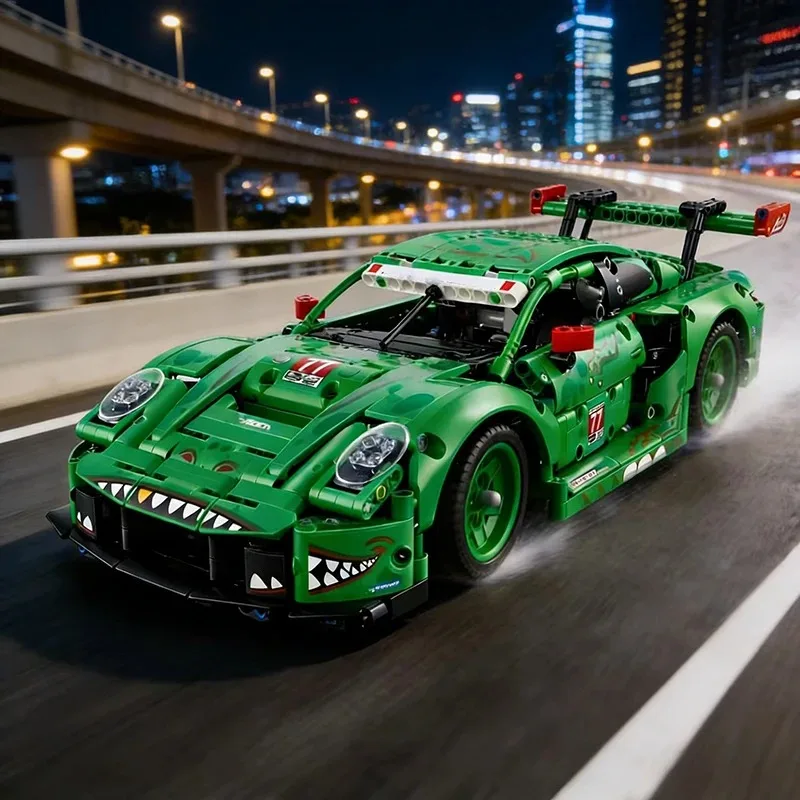 

New Citys Car Building Blocks Bricks Compatible 42224 Assembly Racing Model Gift Children's Toy Boy Christmas Birthday Gifts
