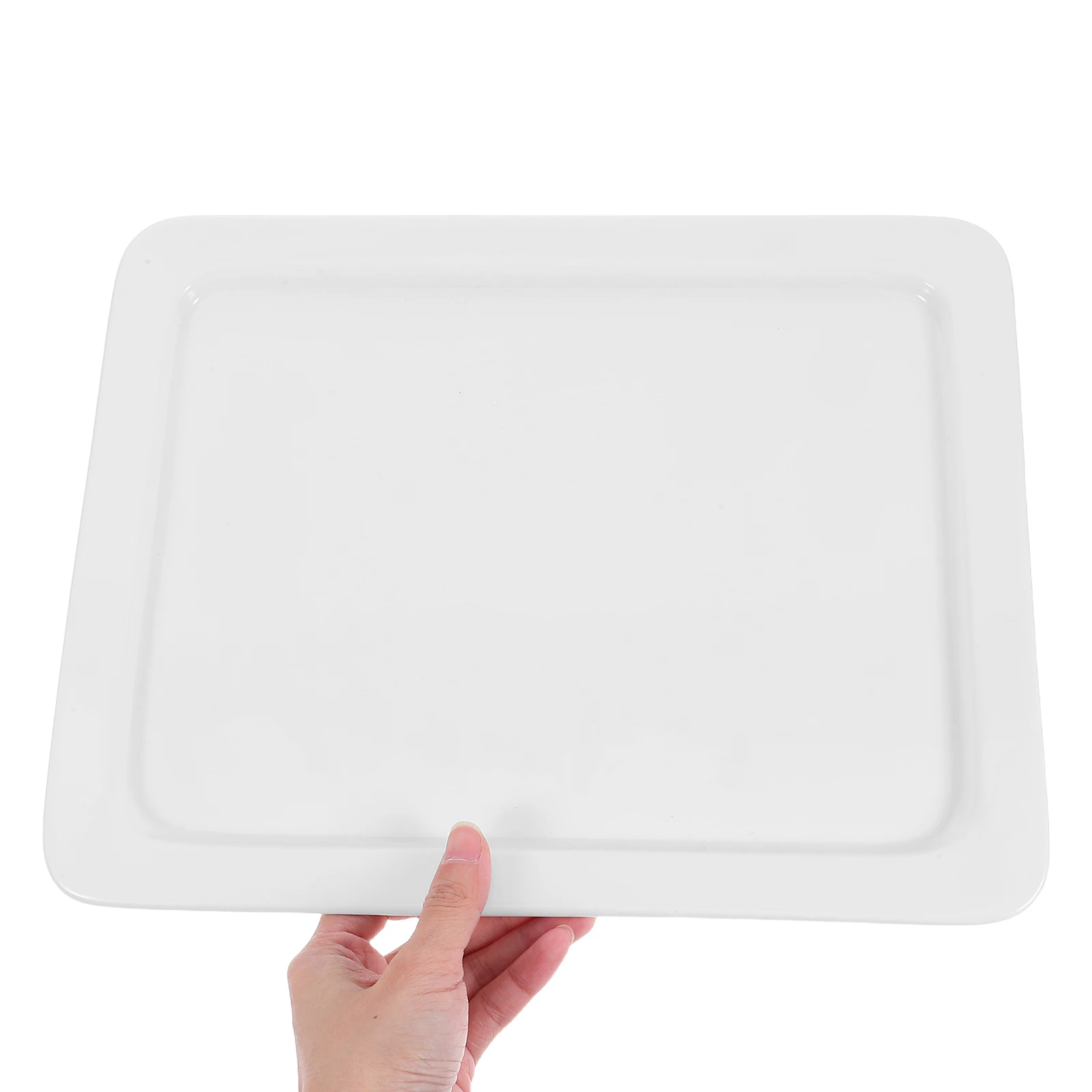 

Premium Ceramic Buffet Platter Rectangular Food Warmer Tray for Banquets Catering Events Easy Clean Serving Dish