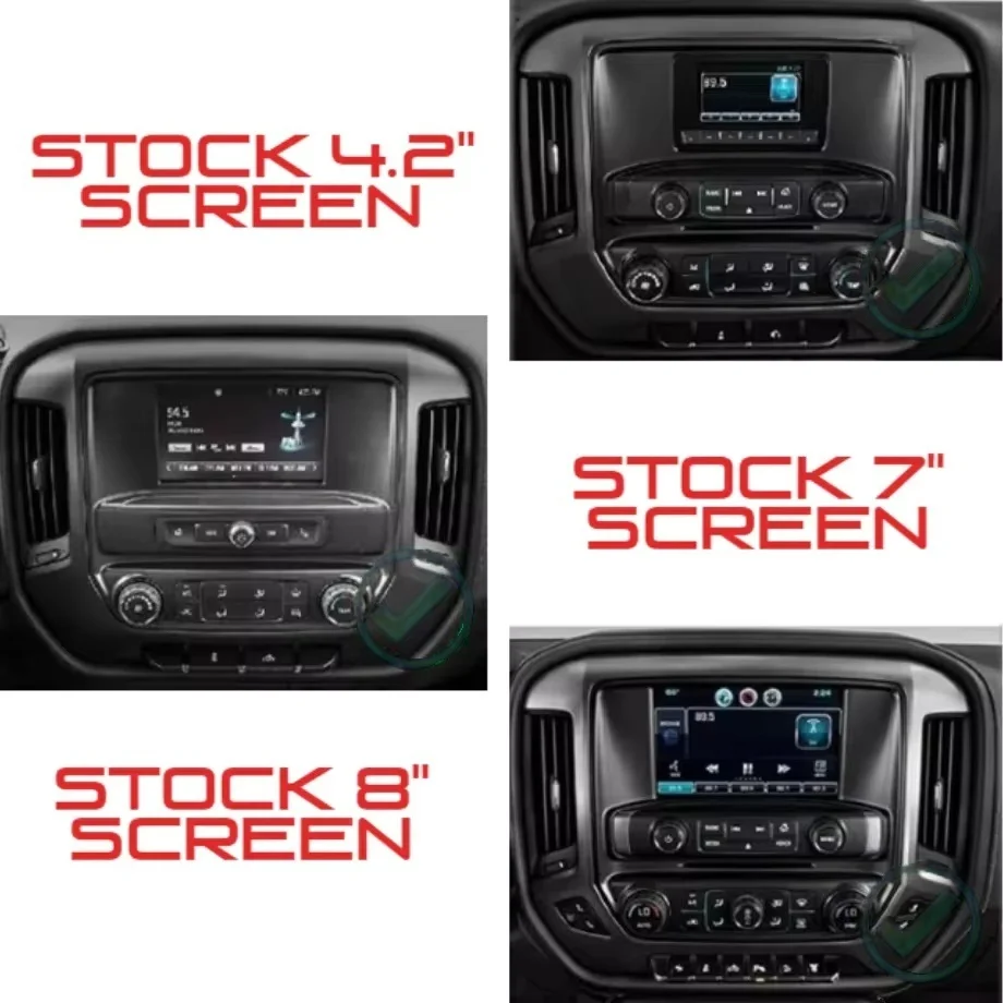 

14,4-дюймовый экран Carplay для Chevrolet Silverado GMC Sierra 2014-2019, автомобильный радиоприемник, мультимедийный плеер, стерео головное устройство Android