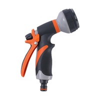 1Pc Garden Watering Gun 8 Modes High Pressure Sprayer Adjustable Irrigation Watering Nozzle Plant Lawn Yard Watering Sprinkler