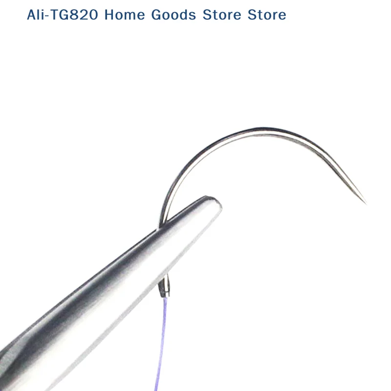 [TG820]1Pcs Absorbable Suture Thread Pet Dog Specific PGA 90CM With Needle 2-0 3-0 4-0 Teaching Demonstrations Exercises Use