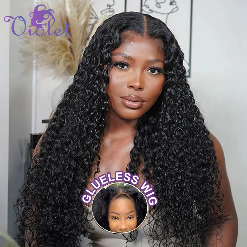 

220% Loose Deep Wave Wigs Brazilian 30 32 Inch Water Wave 5x5 HD Lace Closure Wig Curly Glueless Wig 13x4 Lace Frontal Hair Wigs