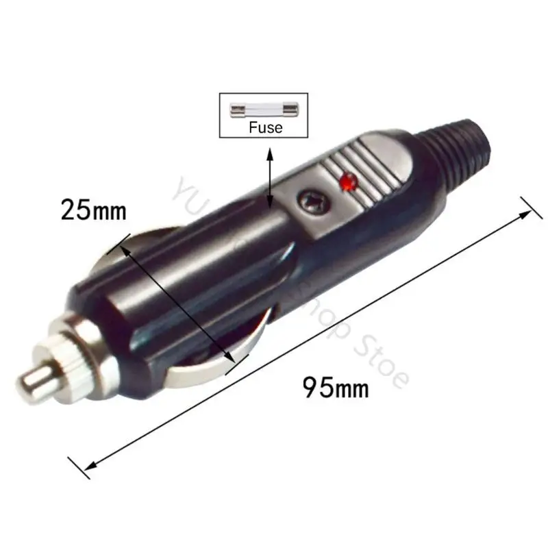 96BA Plugs to XT90 Male Power Cord for Motorcycle & Car Use 100cm/150cm