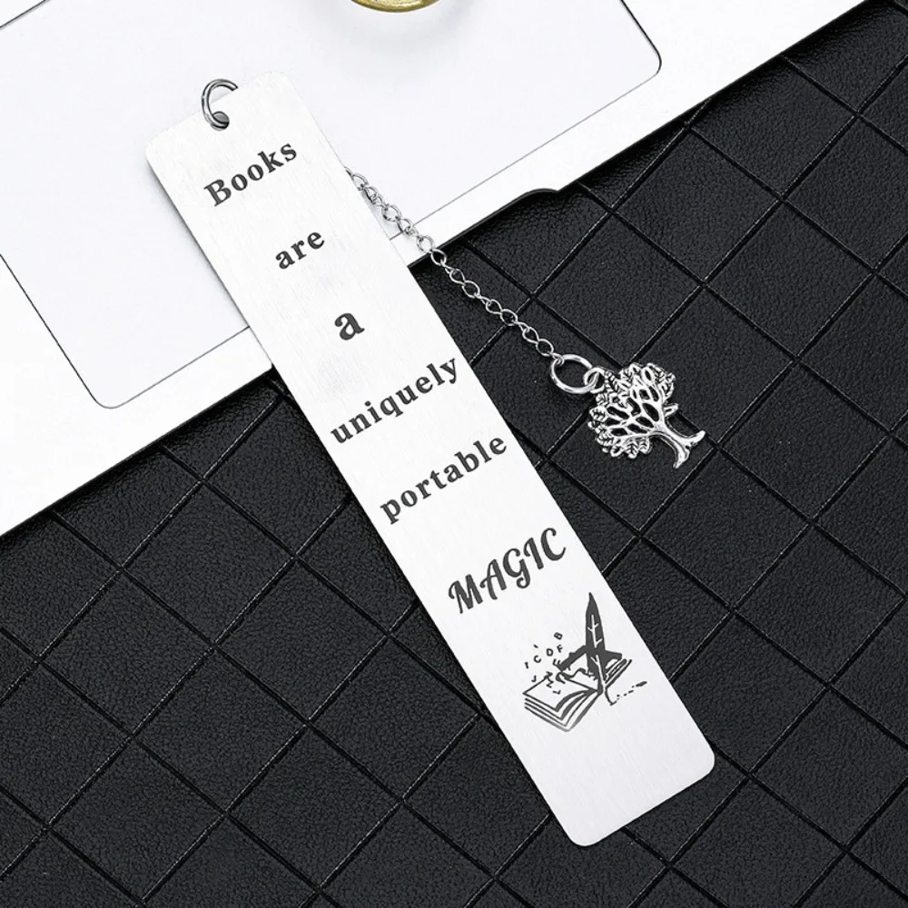 

Letter Stainless Steel Book Mark Tassel Reading Supplies Metal Book Cilp Pendant Book Page Marker Book Accessory