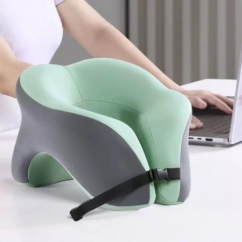 Travel U-Shaped PillowNeck and Cervical Spine Pillow Airplane Car Office Home Headrest Neck Support Sleeping Pillow Memory Foam