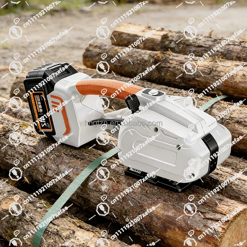 

Automatic handheld strapping machine 18V rechargeable lithium battery, multi-functional packaging tool