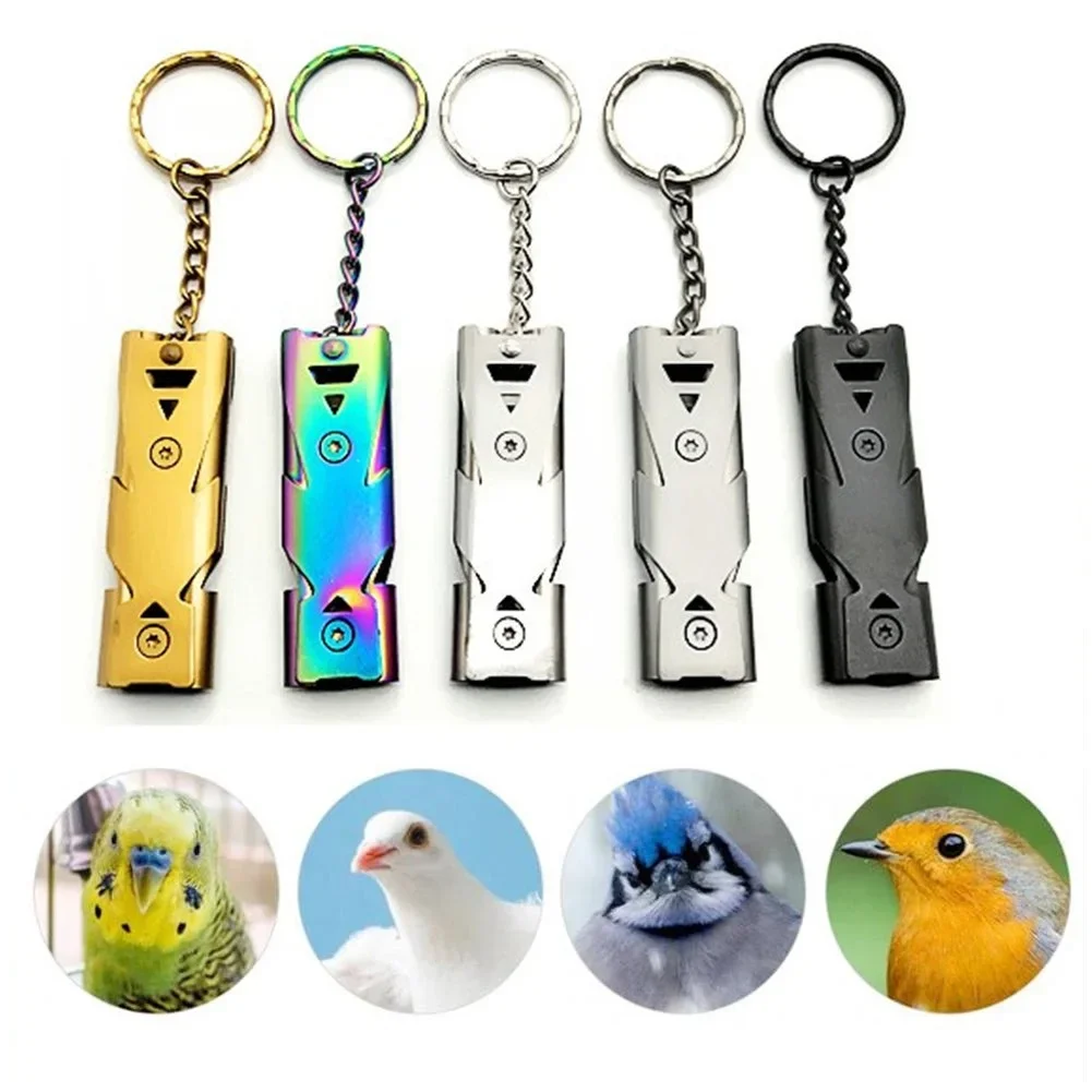 Birds Ultrasonic Training Whistle Stainless Steel Return To Nest Bird Training Tool For Parrot Pigeon Bird Training Supplies