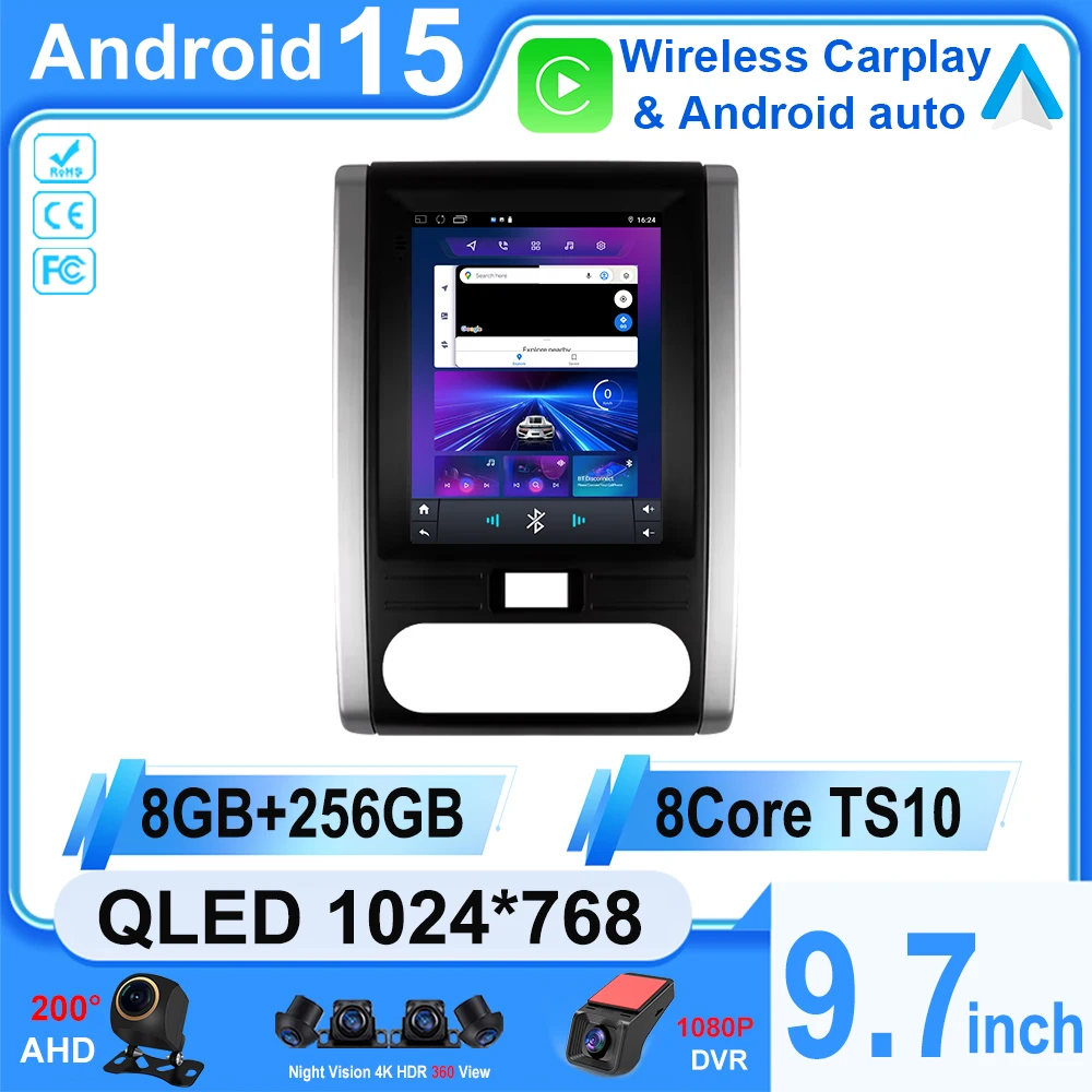 9,7 pulgadas Android 15 para Nissan x-trail X Trail 2 T31 MX6 2007 - 2015 Android Radio de coche Multimedia reproductor de vídeo automático navegación