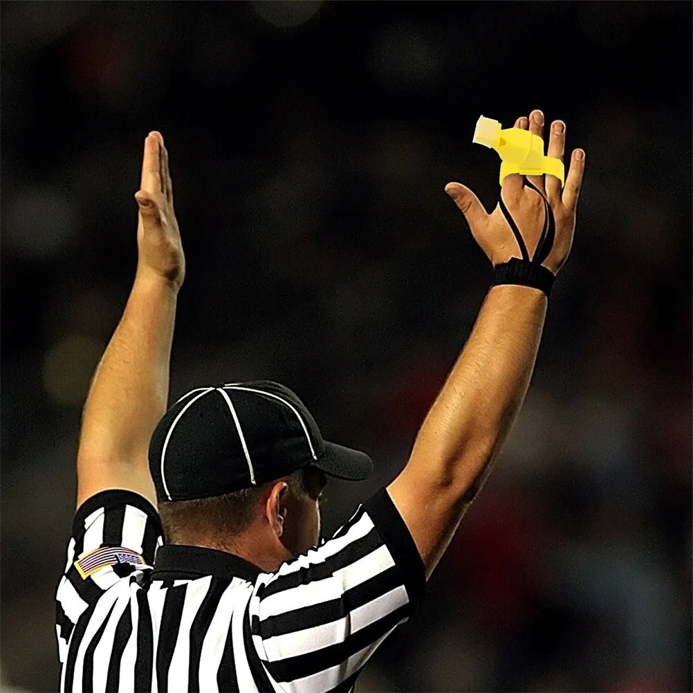 2 قطعة صفارات مزدوجة النغمة بصوت عال الرياضة البنصر المدربين الحكم المعلمين كرة السلة كرة القدم الكرة الطائرة الرياضة صافرة