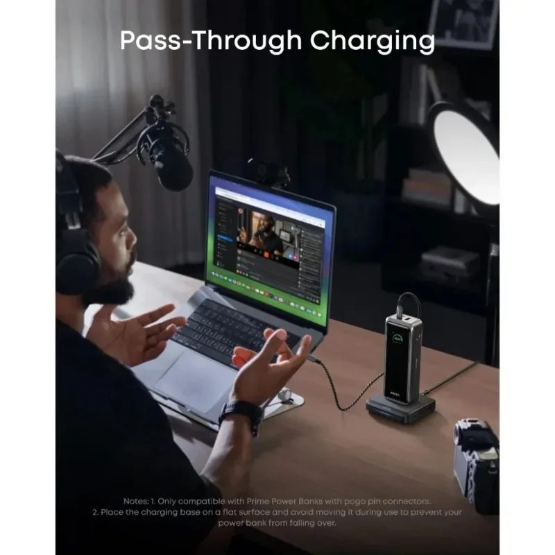 Anker A1903 150W Multi Port Charging Station USB-C USB-A PD Fast Desktop Charger Power Hub for Laptop Smartphone Tablet