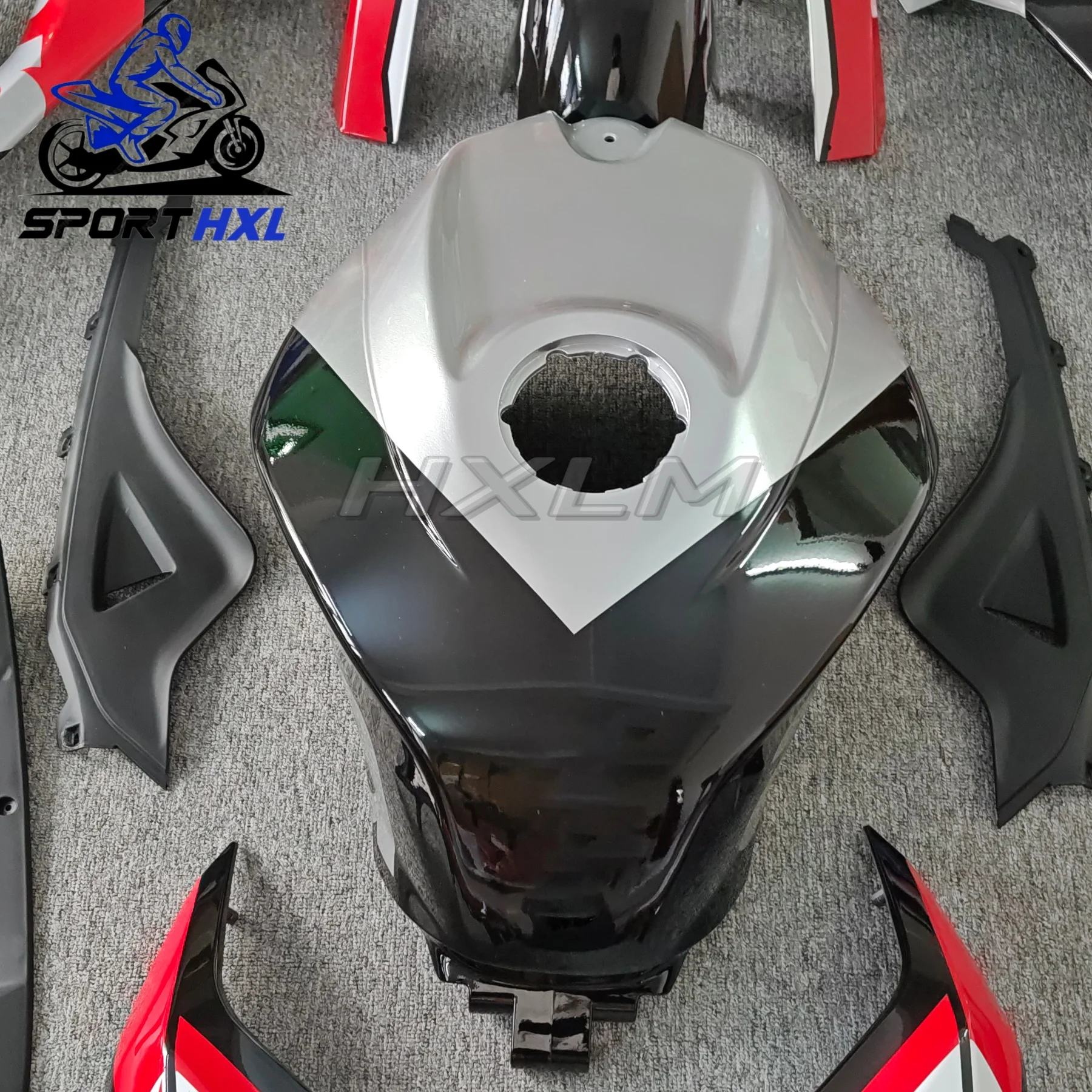 The New ABS Fairings For Aprilia RS125 RS-125 2006 2007 2008 2009 2010 2011 Body kit Fairing Red Black Silver