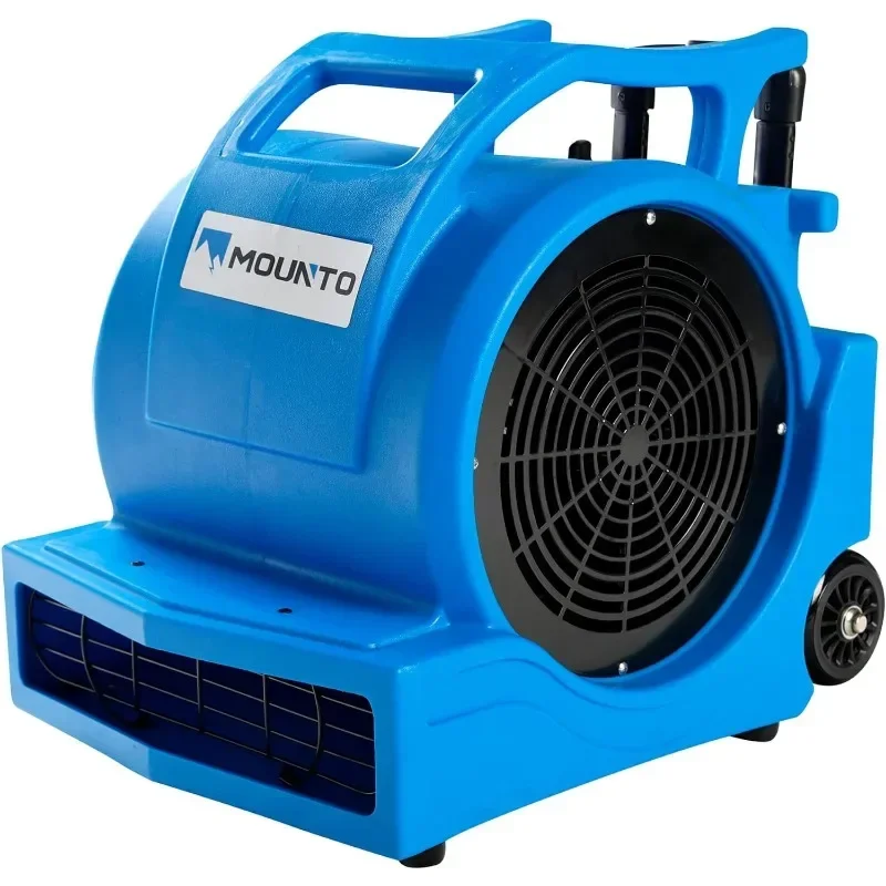 3-Speed 1Hp 4000 Plus CFM Monster Air Mover Floor Carpet Dryers with Handle Wheelkit (Blue)  patio chair